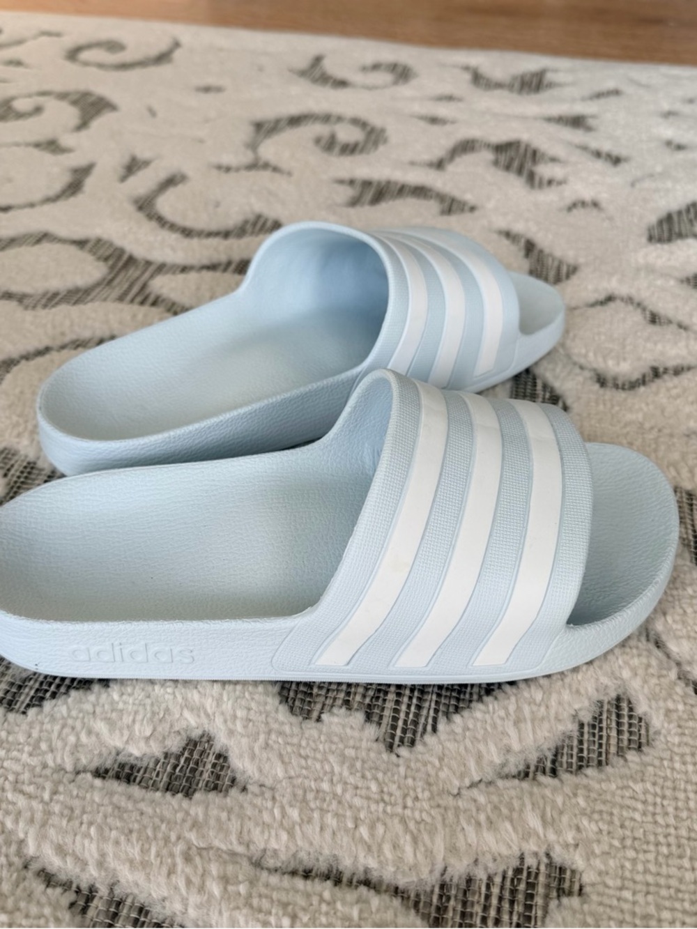 Adidas Adilette Halo Blue Slides, 7 - Picture 3 of 8
